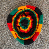 Puff Tam Dreadlocks Tam Hat Beret Cap Reggae Marley Jamaica Rastafari SMALL 7"