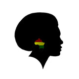 Africa Empress Royalty Jamaica Rasta Earrings Marley Reggae One Love Jamaica XL