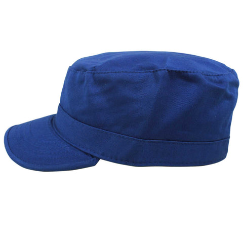 Castro Military Army Cadet Cap Hat Rasta Rastafari Urban 100% Cotton ARMY