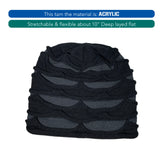 Rasta Tam Cap Hat Roots Reggae Jamaica Marley Dreadlock Rastacap Selassie L/XL