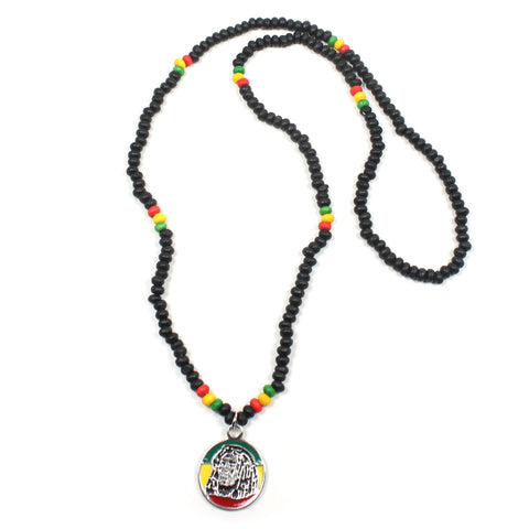 Necklace Roots Necklace Africa Selassie Rasta One Love Reggae Jamaica 22"