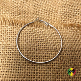 Chrome Large Womens Empress Dangle Dangling Hoop Circle Earrings Earring XL