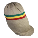 Deep Crown Rasta Peak Hat Cap Marley Jamaica Rastafari Reggae Rastafashion L/XL