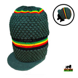 Rasta Natty Dread Dreadlocks Cap Hat Hippie Irie Reggae Marley Jamaica XL to XXL