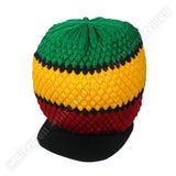 Reggae Jamaica Dreadlocks Rasta Hat Cap Marley Crown Selassie Hats Africa L/XL