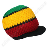Reggae Jamaica Dreadlocks Rasta Hat Cap Marley Crown Selassie Hats Africa L/XL