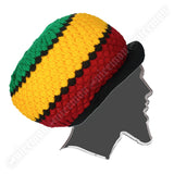 Reggae Jamaica Dreadlocks Rasta Hat Cap Marley Crown Selassie Hats Africa L/XL