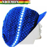 Reggae Jamaica Dreadlocks Rasta Hat Cap Marley Crown Selassie Hats Africa L/XL