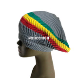 Rasta Dread Dreadlocks Tams Hat Beret Hippie Cap Reggae Marley Jamaica M/L Fit