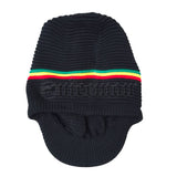 Rasta Roots Peak Natty Dread Cap Hat Selassie Africa Reggae Jamaica Marley XL