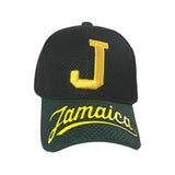 Jamaica Baseball Cap Hat Reggae Kingston Marley Usian Cool Runnings 1 SZ FIT