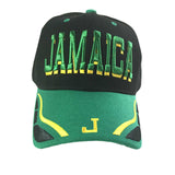 Jamaica Baseball Cap Hat Reggae Kingston Marley Usian Cool Runnings 1 SZ FIT