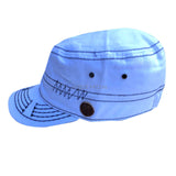 Army Fidel Style Cadet Military Cap Caps Hat Rasta Style Unisex 1SZ FIT FLEX