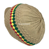 Natty Dreadlocks Rasta Hat Cap Peak Jamaica Caps Selassie Africa Marley [ XL ]