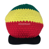 Natty Dreadlocks Rasta Hat Cap Peak Jamaica Caps Selassie Africa Marley [ XL ]