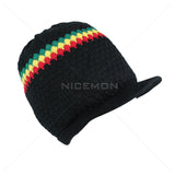 Natty Dreadlocks Rasta Hat Cap Peak Jamaica Caps Selassie Africa Marley [ XL ]