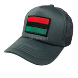 Rastafari Truckers Mesh Patch Jamaica Hat Ball Cap Reggae Marley 1sz Fit