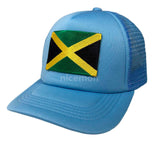 Rastafari Truckers Mesh Patch Jamaica Hat Ball Cap Reggae Marley 1sz Fit