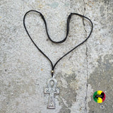 Ankh Shield Symbol Charm Pendant Unity Peace Adjustable Necklace Irie 1 SIZE FIT