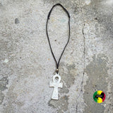 Ankh Shield Symbol Charm Pendant Unity Peace Adjustable Necklace Irie 1 SIZE FIT