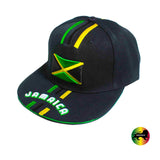 Jamaica Urban Rastafari Roots Flag Hat Snapback Cap Reggae Irie Usain Marley 1SZ