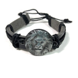 Lion Bracelet Cuff Rastafari Irie Reggae Jamaica Hawaii Vibes Adjustable 1SZ