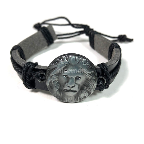 Lion Bracelet Cuff Rastafari Irie Reggae Jamaica Hawaii Vibes Adjustable 1SZ