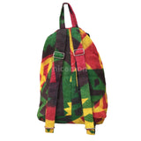 Reggae Cool Runnings Drawstring Burlap Backpack Bag Hippie Surfer Marley 15"