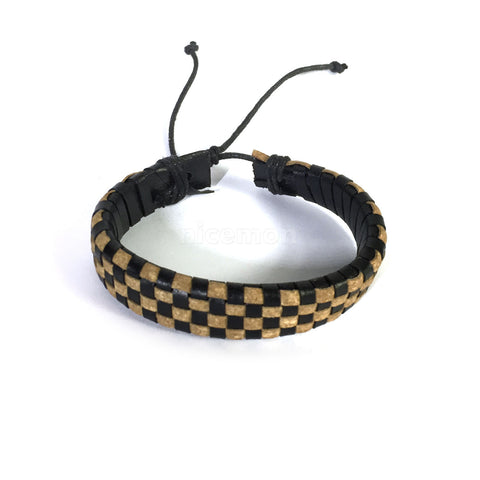 Braided Leather Bracelet Wrist Cuff Band Friendship Surfer Hippie Unisex 1sz