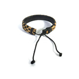 Braided Leather Bracelet Wrist Cuff Band Friendship Surfer Hippie Unisex 1sz