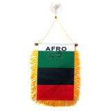 Caribbean Countries Jamaica Trinidad Guyana Lion Africa Rasta Haiti Mini Flag Banner