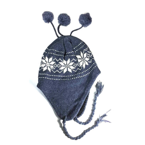 Rasta Chullo Hat Beanie Earflaps Jamaica Reggae Dreadlock Ski Cap Artisan Style