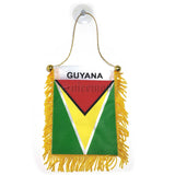 Caribbean Countries Jamaica Trinidad Guyana Lion Africa Rasta Haiti Mini Flag Banner