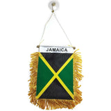 Caribbean Countries Jamaica Trinidad Guyana Lion Africa Rasta Haiti Mini Flag Banner