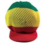 Fishnet Mesh Nattydread Rasta Cap Hat Roots Reggae Rockers Africa Jamaica L/XL