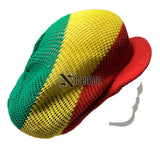 Fishnet Mesh Nattydread Rasta Cap Hat Roots Reggae Rockers Africa Jamaica L/XL