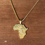 Africa Style Costume Necklace Rasta Marcus Garvey Jamaica Reggae Irie Roots 24"