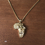 Africa Style Costume Necklace Rasta Marcus Garvey Jamaica Reggae Irie Roots 24"