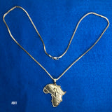 Africa Style Costume Necklace Rasta Marcus Garvey Jamaica Reggae Irie Roots 24"