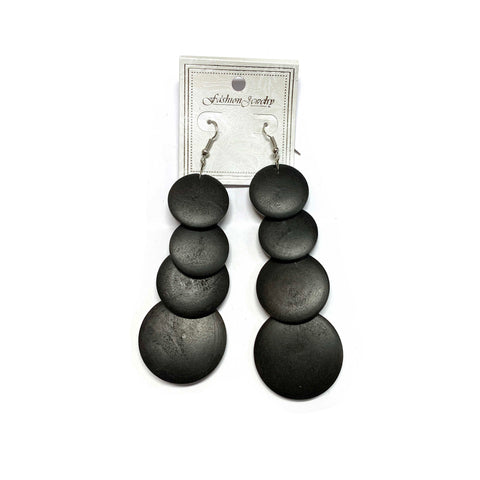 Empress Royalty Wood Fashion Jewelry Earrings Roots Reggae One Love Jamaica NEW