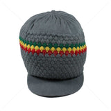 Natty Dreadlocks Rasta Hat Cap Peak Jamaica Caps Selassie Africa Marley [ XL ]