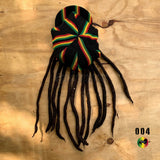 Jamaica Dreadlocks Dread Wig Visor Cap Hat Rastafari Costume Reggae RASTA CAP