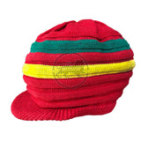 Jamaica Rasta Roots Africa Rastafari Marley Short Crown Hat Cap 100% Cotton S/M