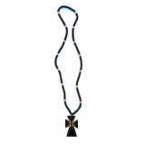 Rasta Ankh Cross Coconut Thick Necklace Rastafari Reggae Jamaica Marley 32" 8 mm