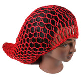 Fishnet Hair Net Hairnet Slouchy Cover Cap Hat Rasta Rastafari Dreadlocks XL/XXL