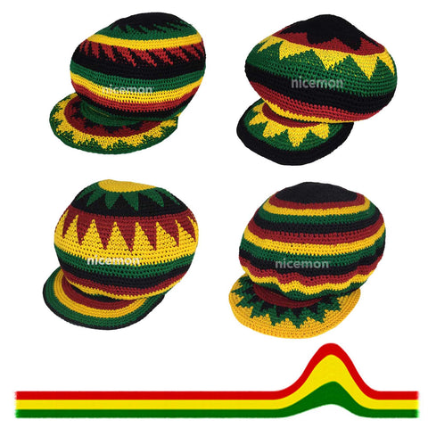 Reggae Party Irie Cap Dubwise One Love Dreadlocks Suffer Marley Rastafari 1sz Ft