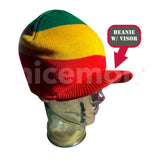 Rasta Beanie Tam Cap Hat Rastafari Selassie Africa Jamaica Reggae Beanie 1SZ FIT