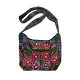 Ladies Handmade Handcrafted Tapestry Floral Design Handbag Cotton Shoulder Bag