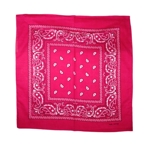 100% Cotton Paisley Bandana Headband Wrap Handkerchief Head Scarf