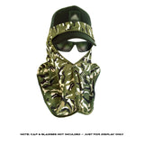 Outdoor Camouflage Camo Over Ear Cover Sun Neck Cover Over Cap Detachable 1SZ FT